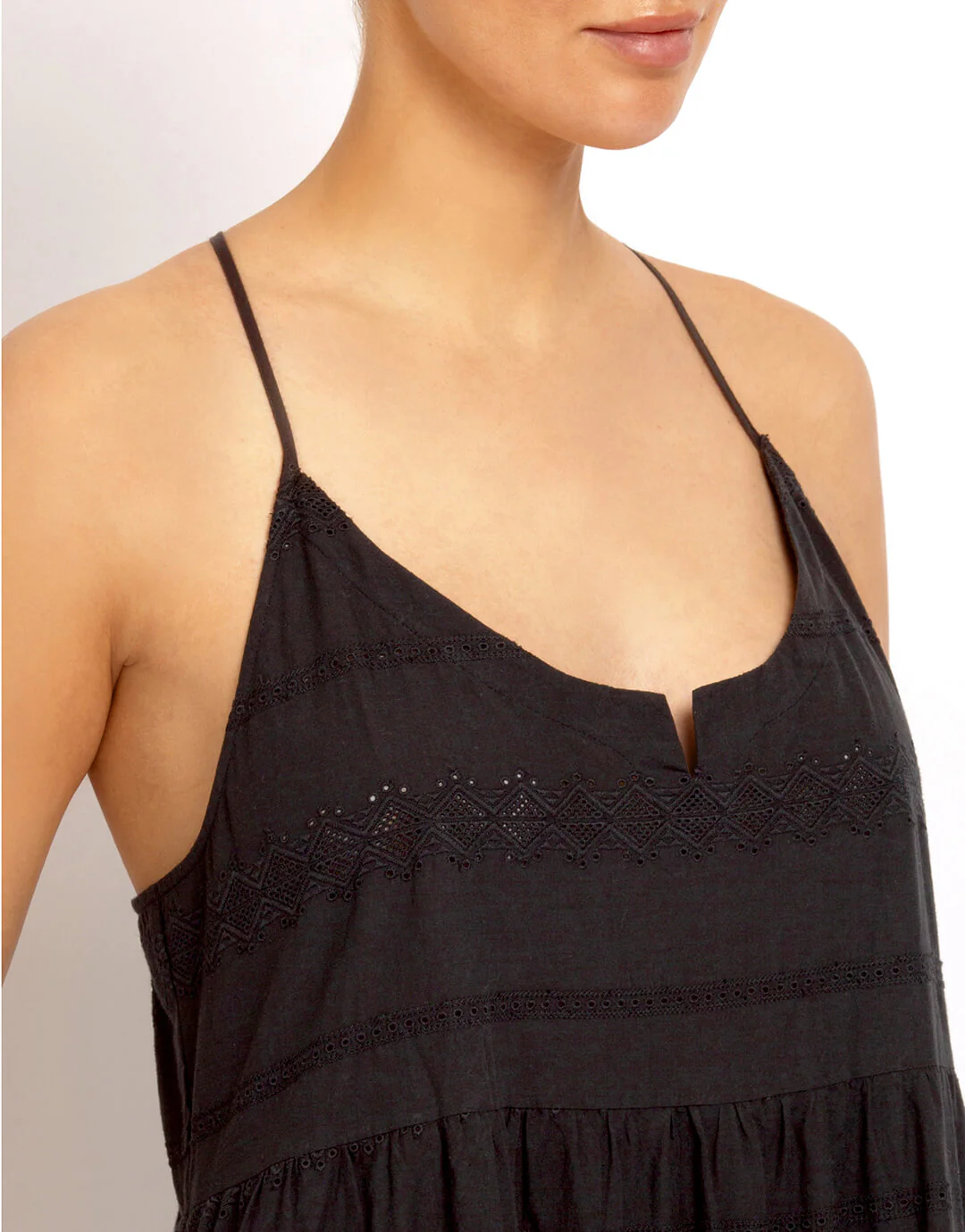 Amalfi Scoop Neck Dress - Black - Image 4