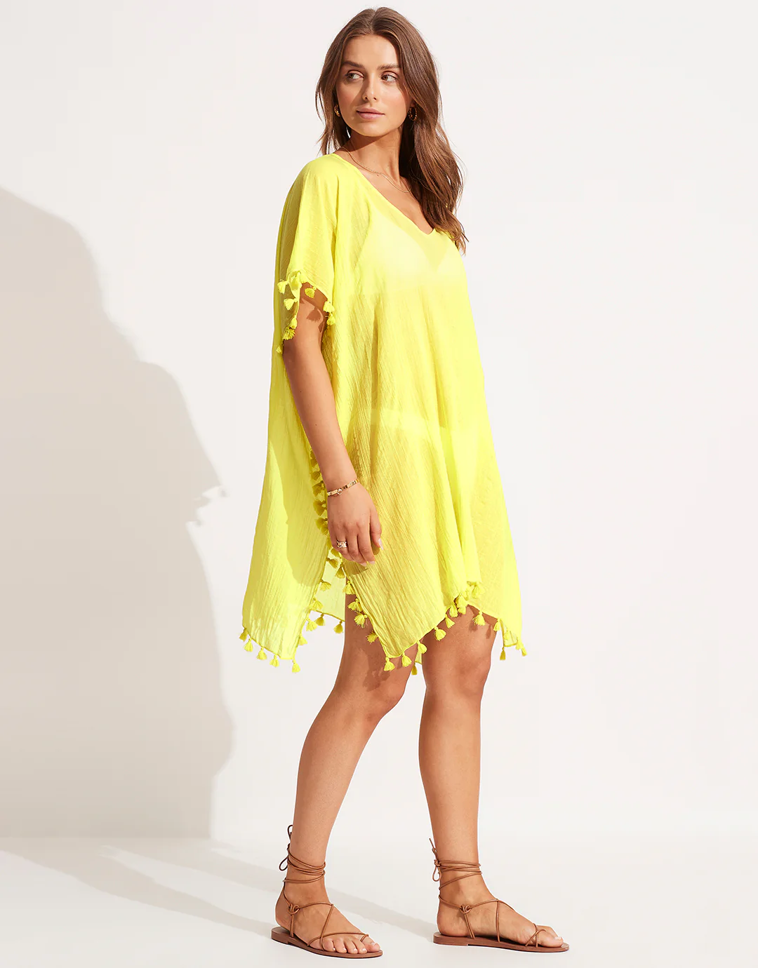 Amnesia Kaftan - Celery - Image 3