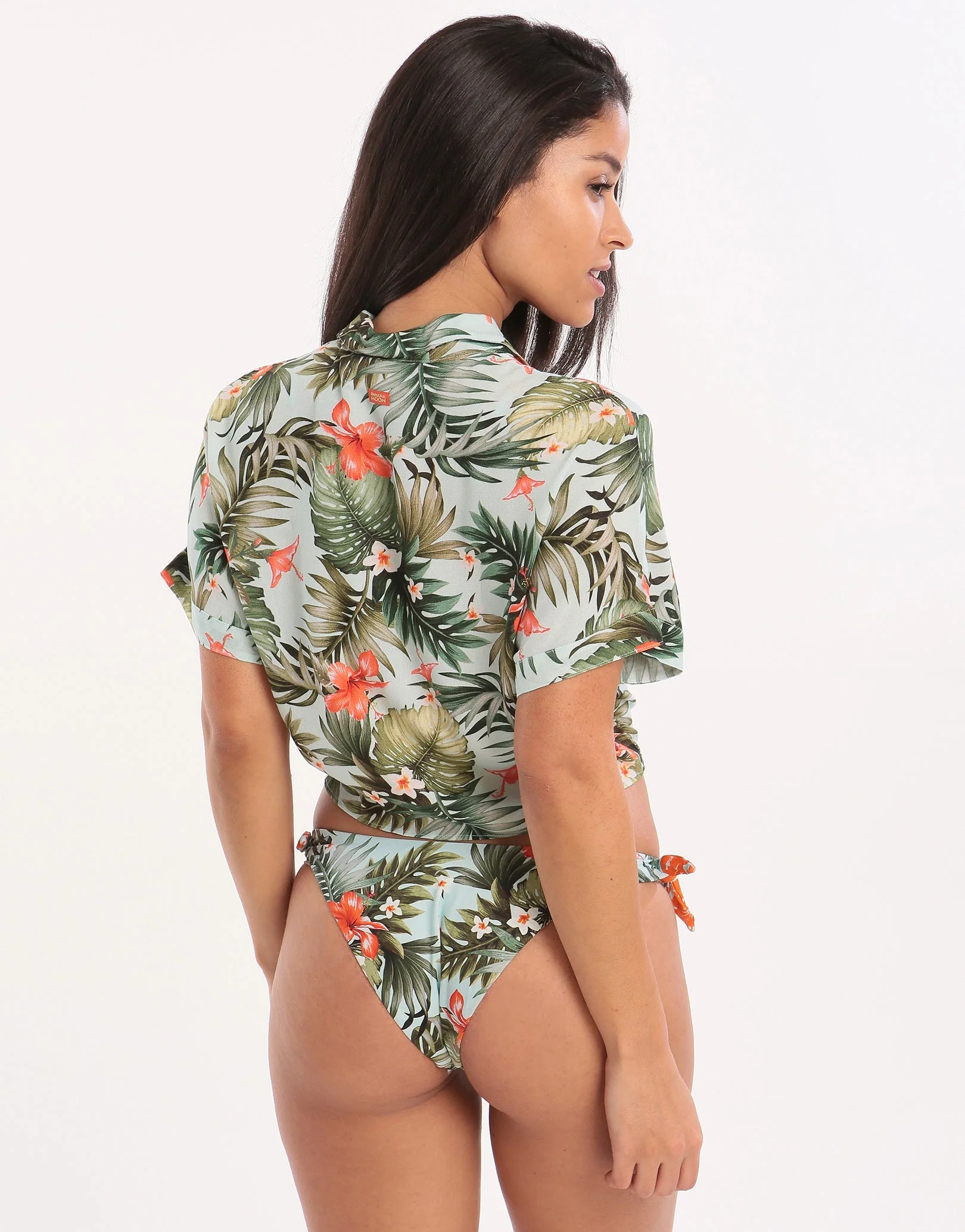 Iquitosvoil Kaimi Cropped Shirt - Sky - Image 5