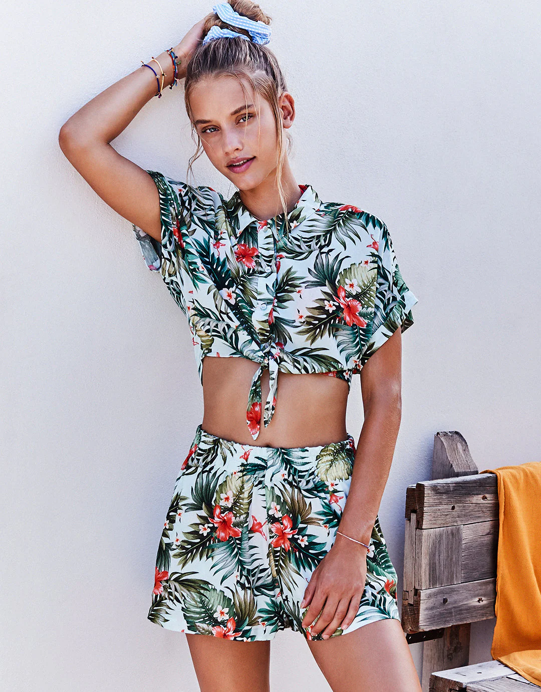 Iquitosvoil Kaimi Cropped Shirt - Sky - Image 6