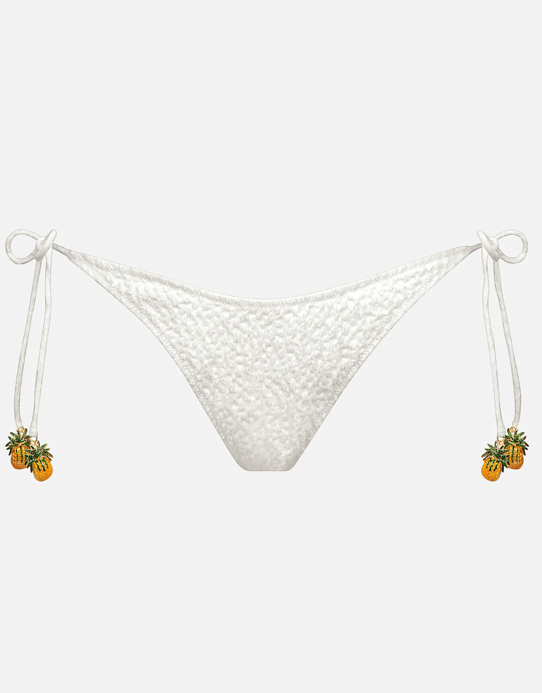 Boho Grace Tie Side Bikini Pant - Optic White - Image 6