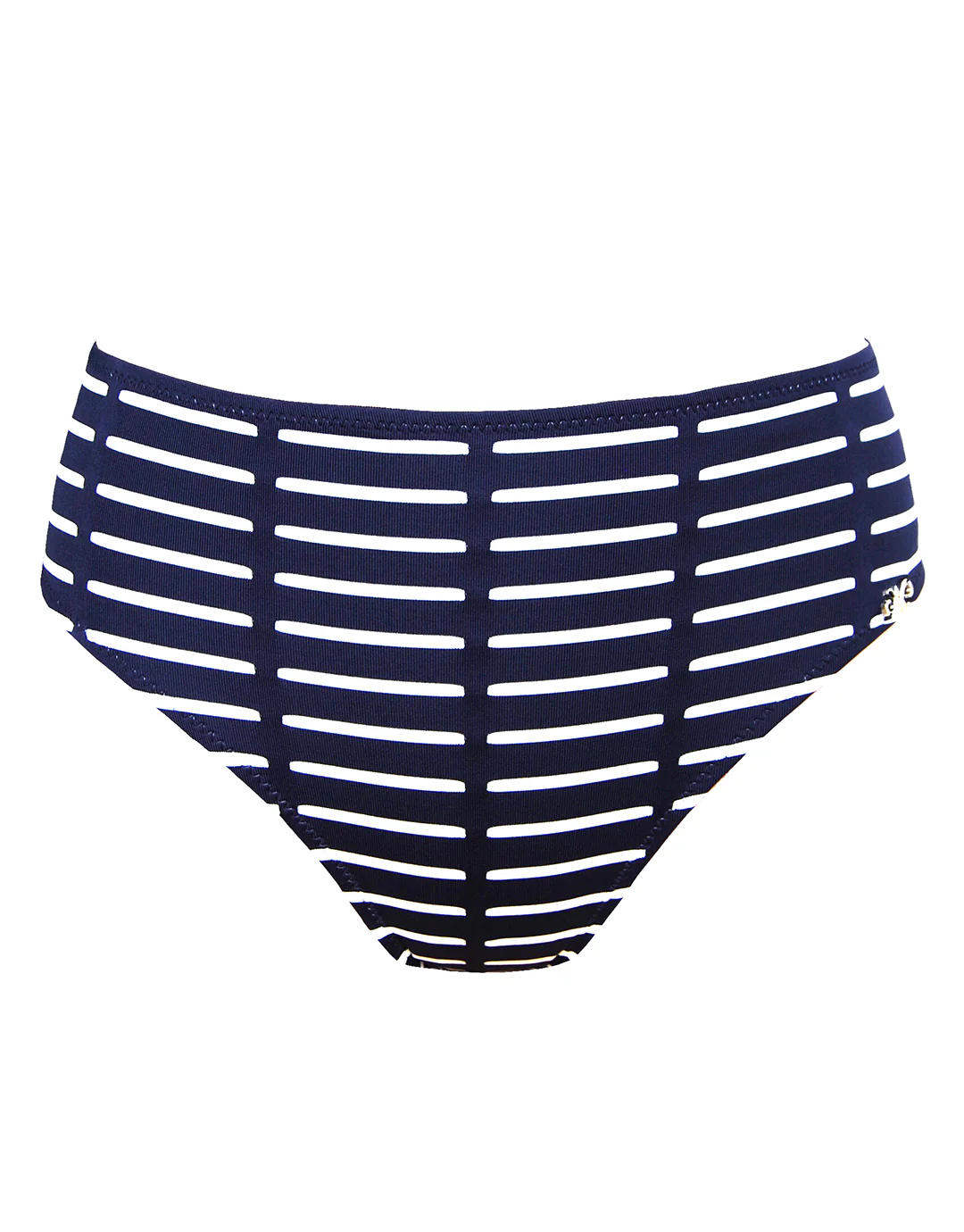 Capri Maxi Control Bikini Pant - Navy Stripe - Image 5