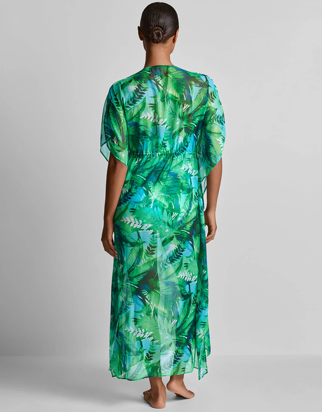 Cartago Palms Midi Kaftan - Multi - Image 3