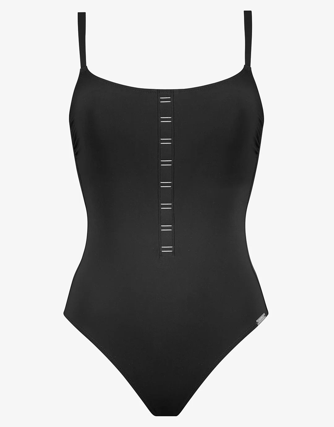 Code Tank Swimsuit - Black - Image 3