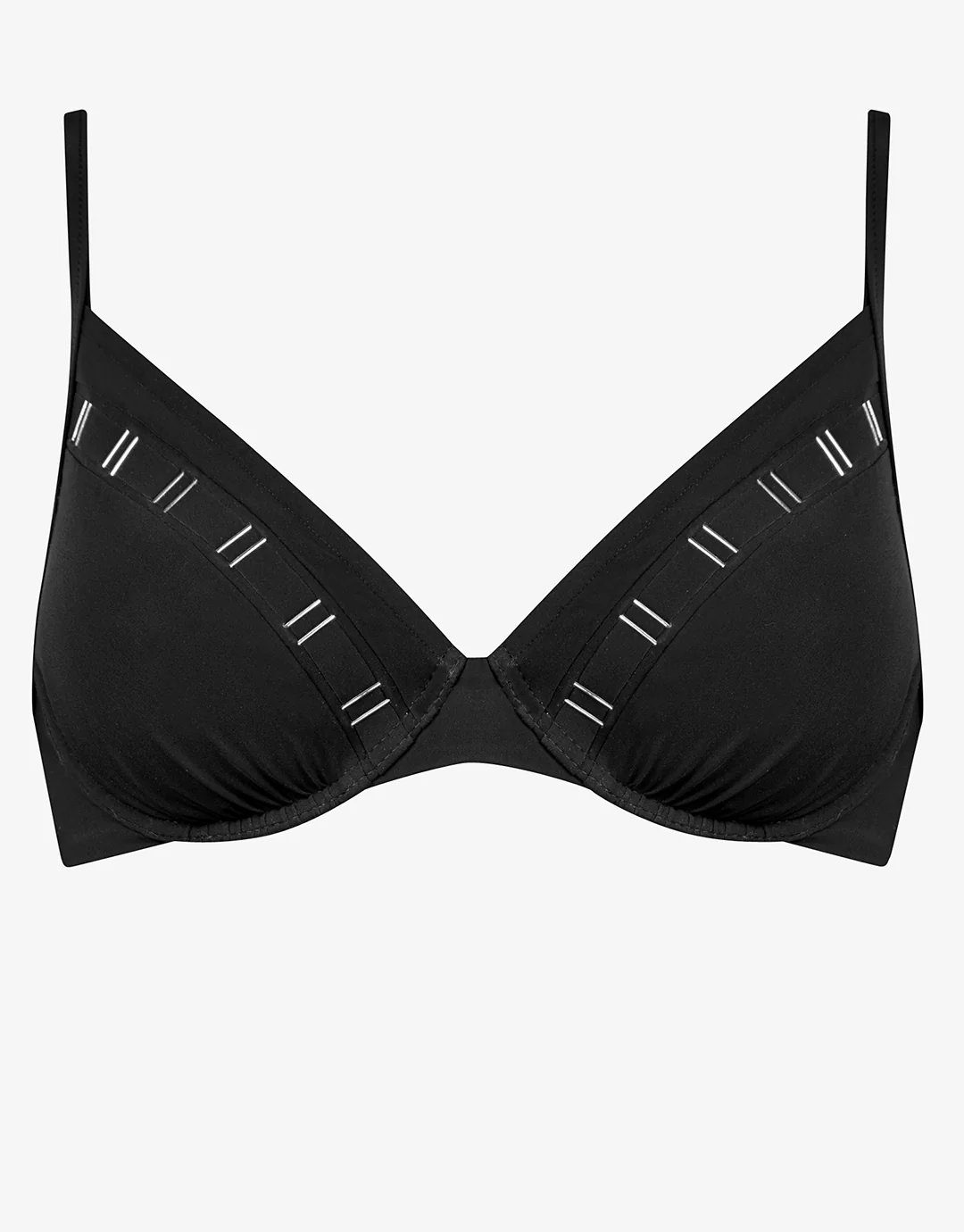 Code Underwired Bikini Top - Black - Image 4