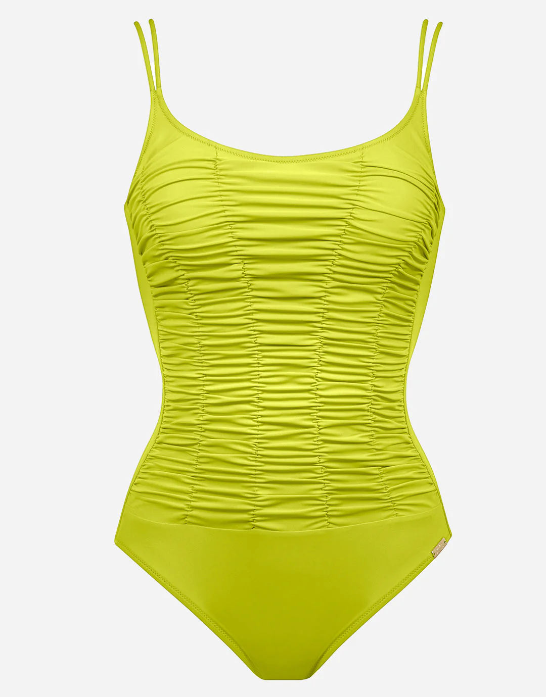 Elements Ruched Underwired Swimsuit - Kiwi Green - Image 3