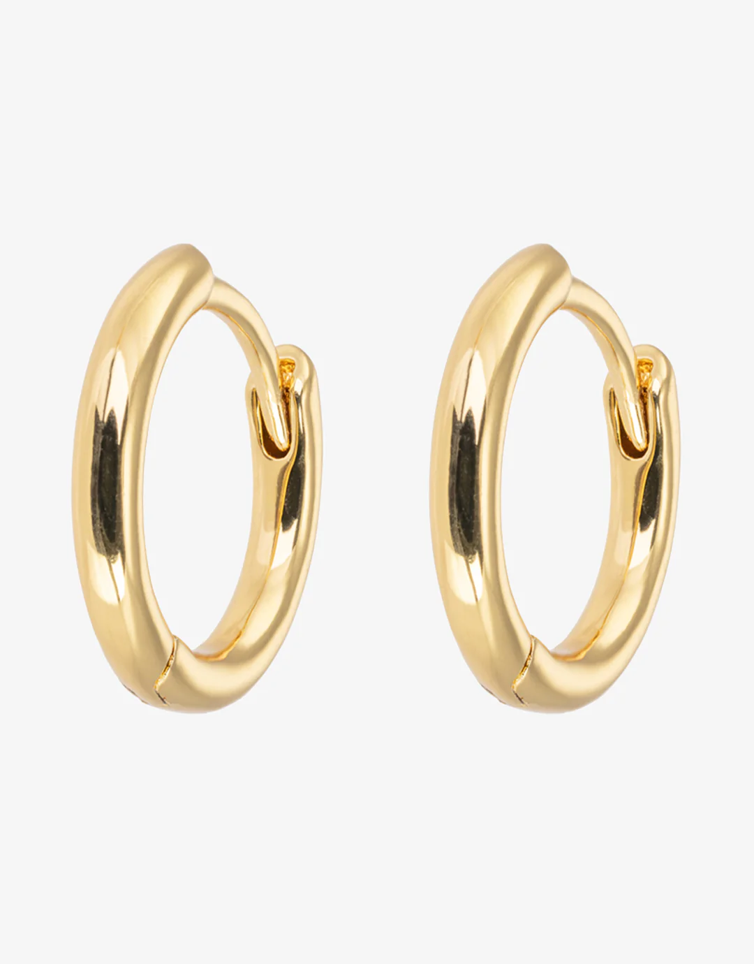 Gold Hoop Earrings - Small