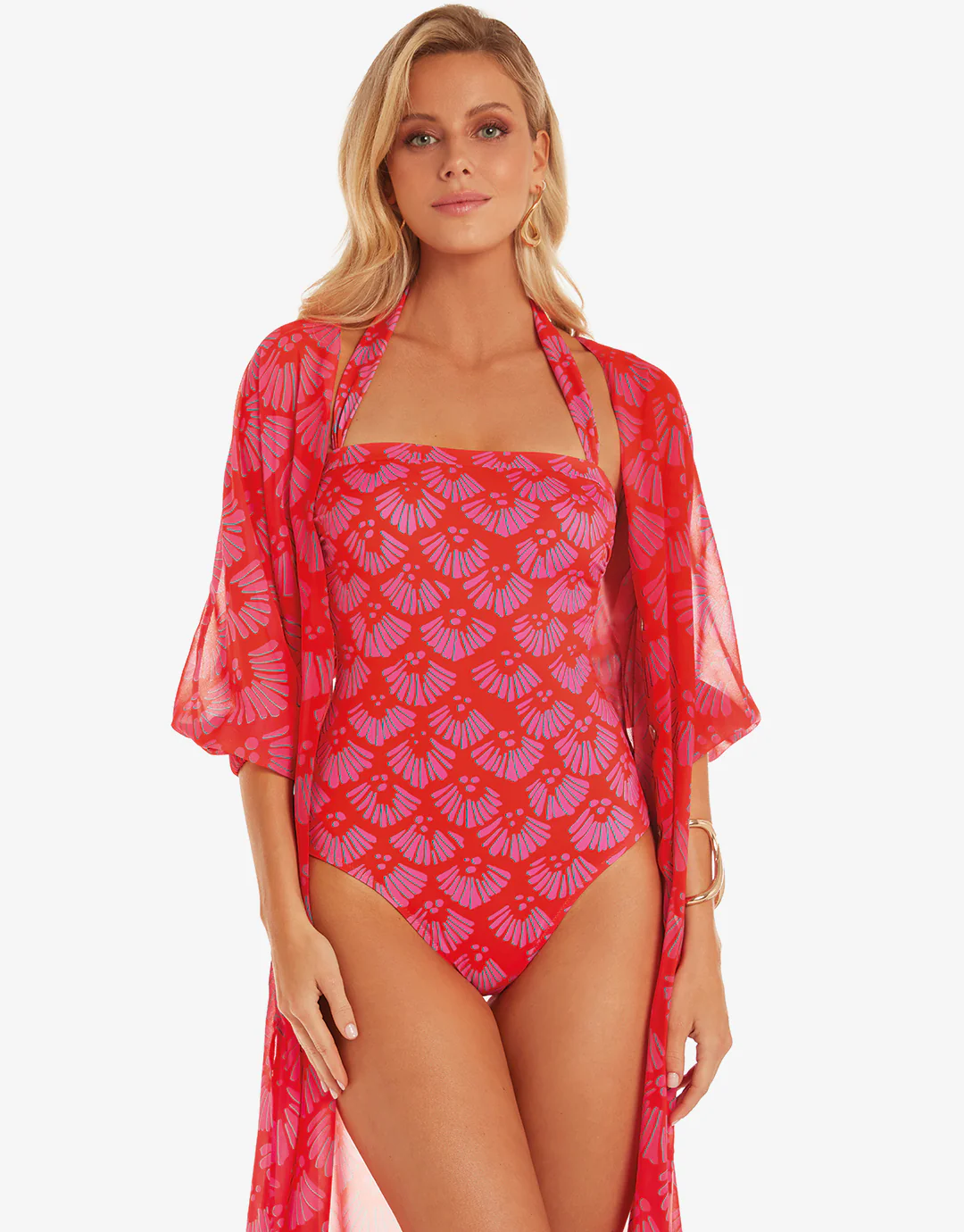 Indian Bandeau Swimsuit - Image 7