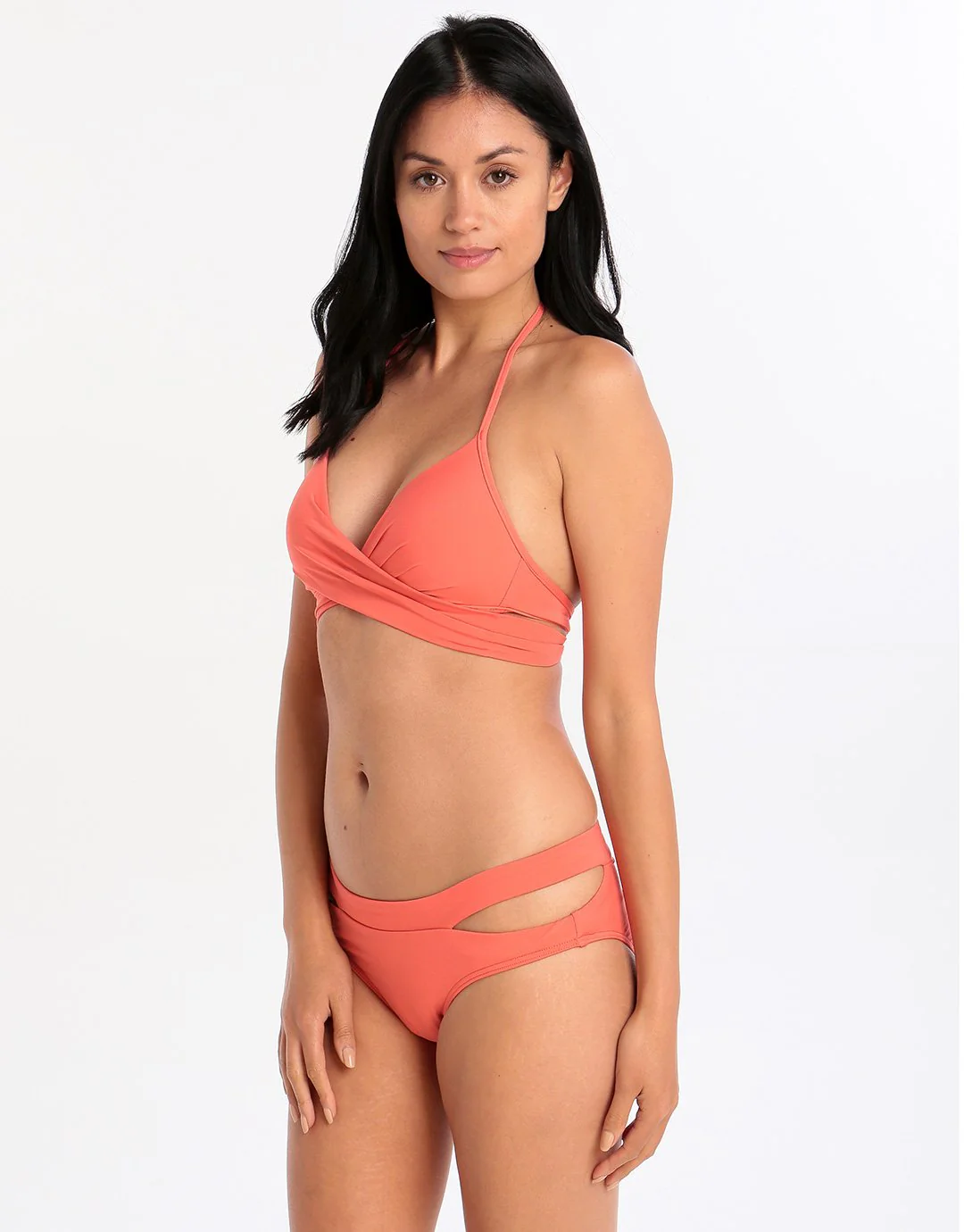 Jetset Crossover Top - Coral - Image 4