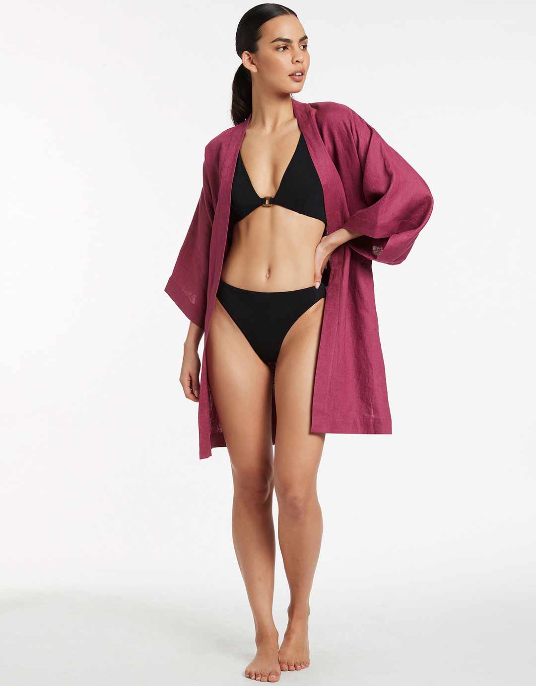 Jetset Beach Robe - Orchid - Image 4