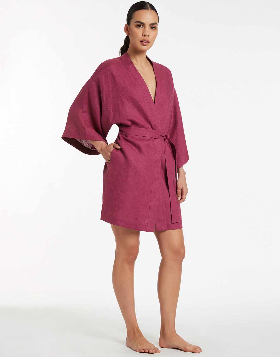 Jetset Beach Robe - Orchid - Image 5