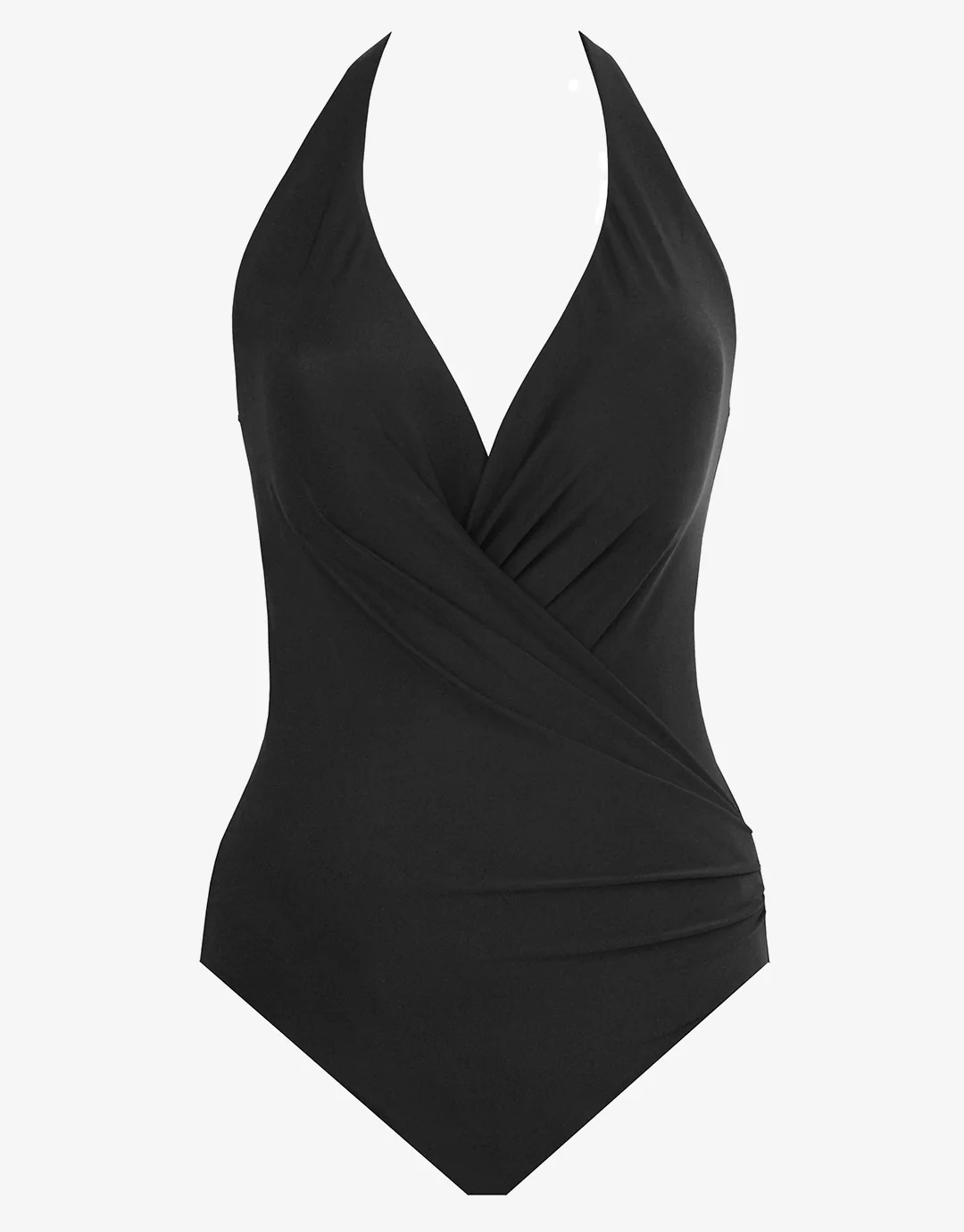 Rock Solid Wrapsody Swimsuit - Black - Image 5