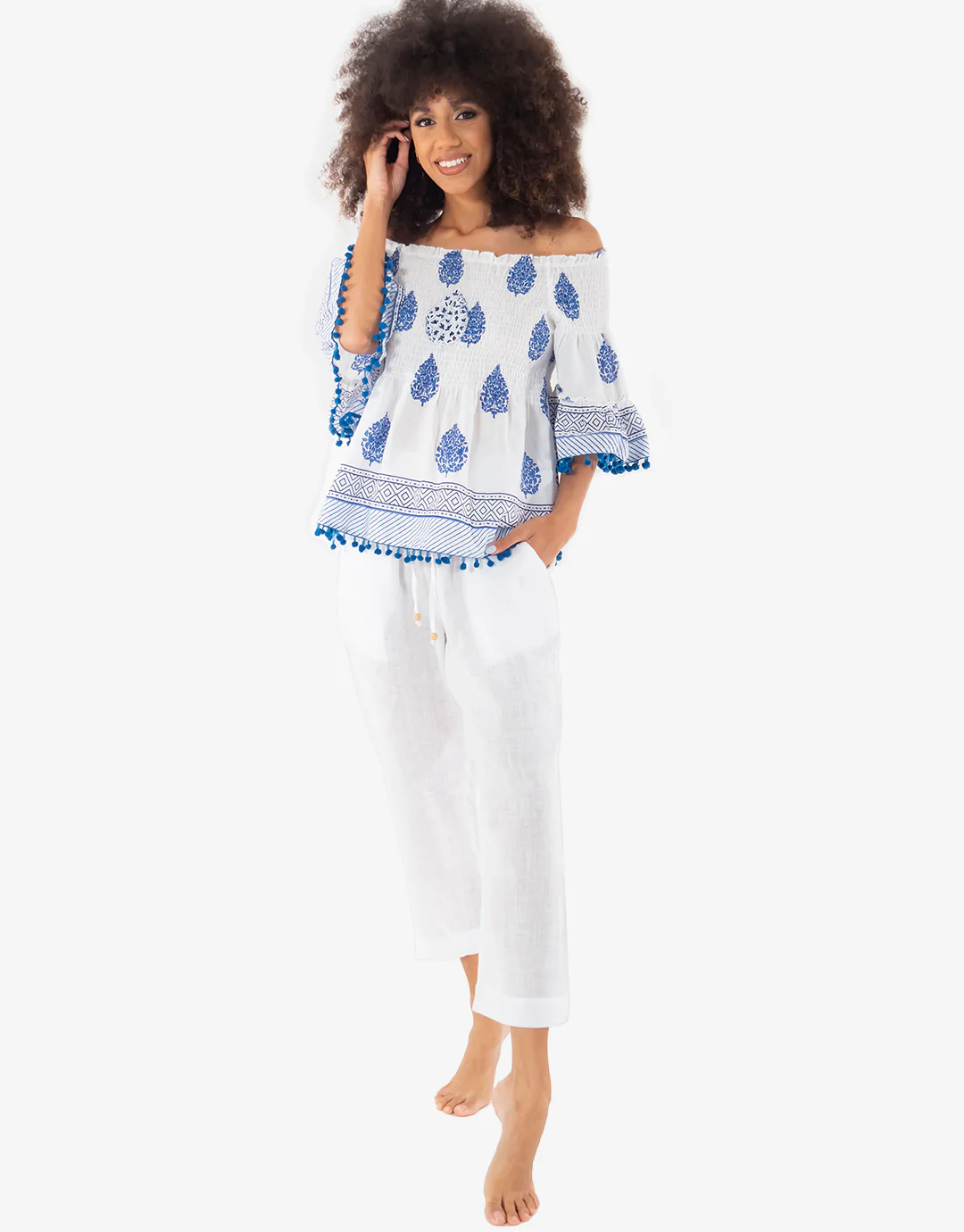 Nora Top - Blue - Image 3