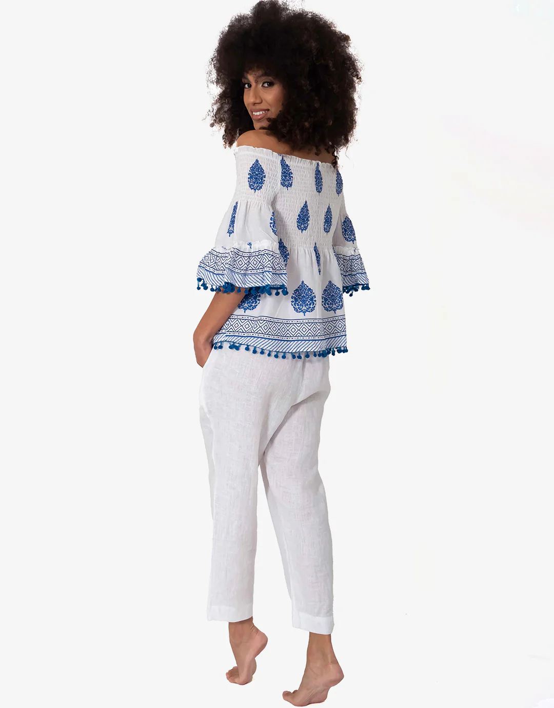 Nora Top - Blue - Image 4