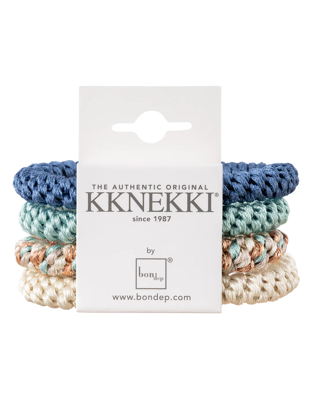 Original Hair Tie Bundle - Blue, Aqua and Ivory
