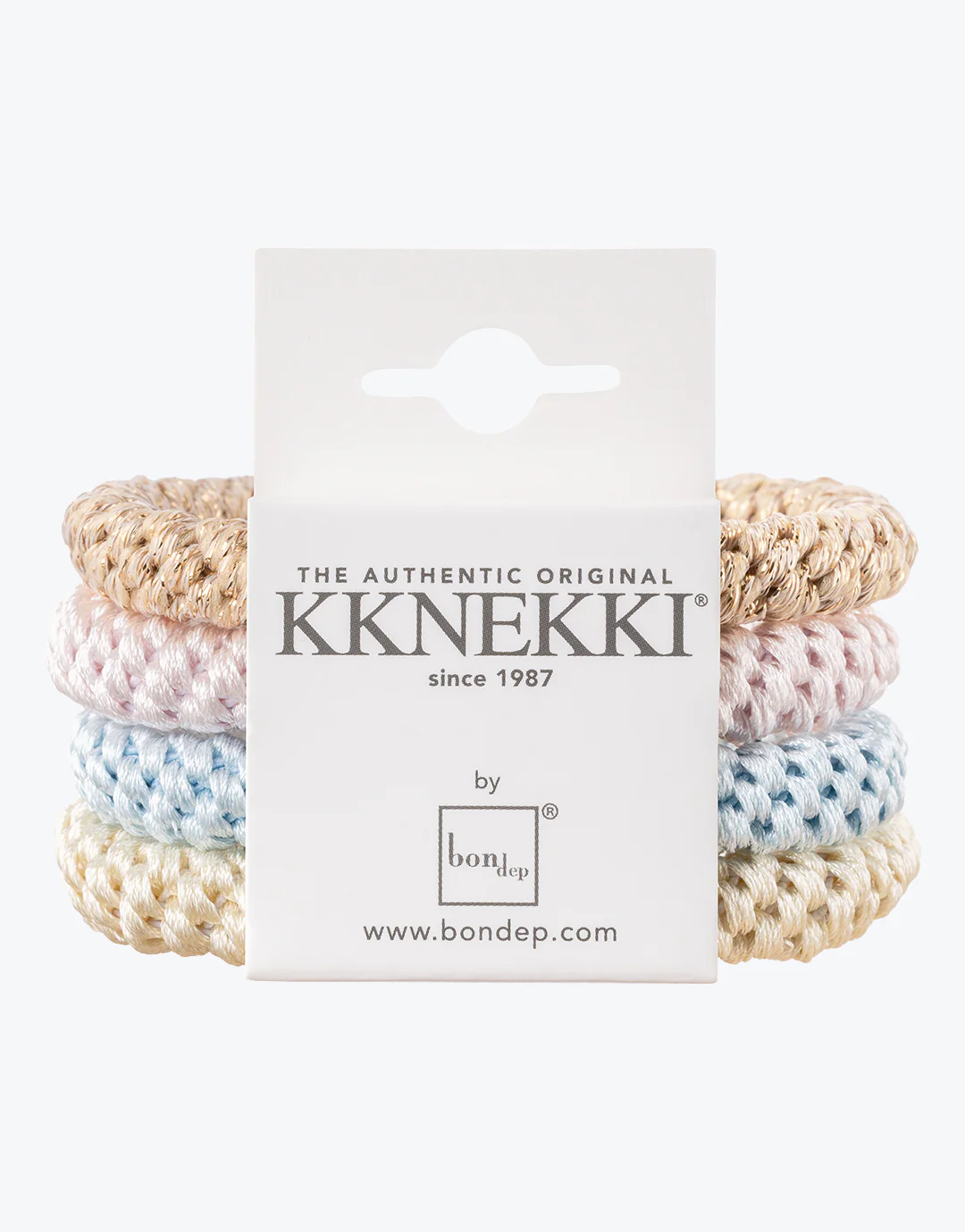 Original Hair Tie Bundle - Baby Blue, Cream, Pink and Beige