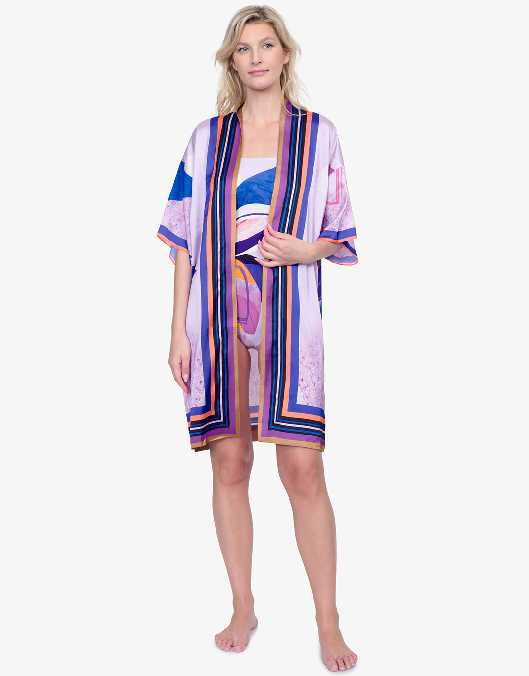 Paradiso Belted Kimono - Multi - Image 2