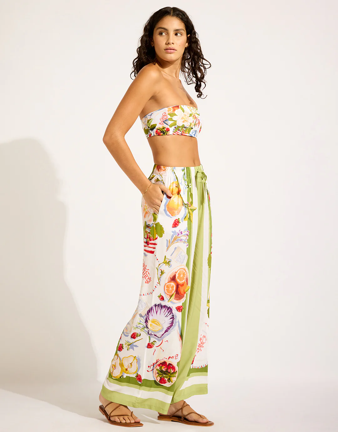 Riviera Coast Pant - Sage - Image 3