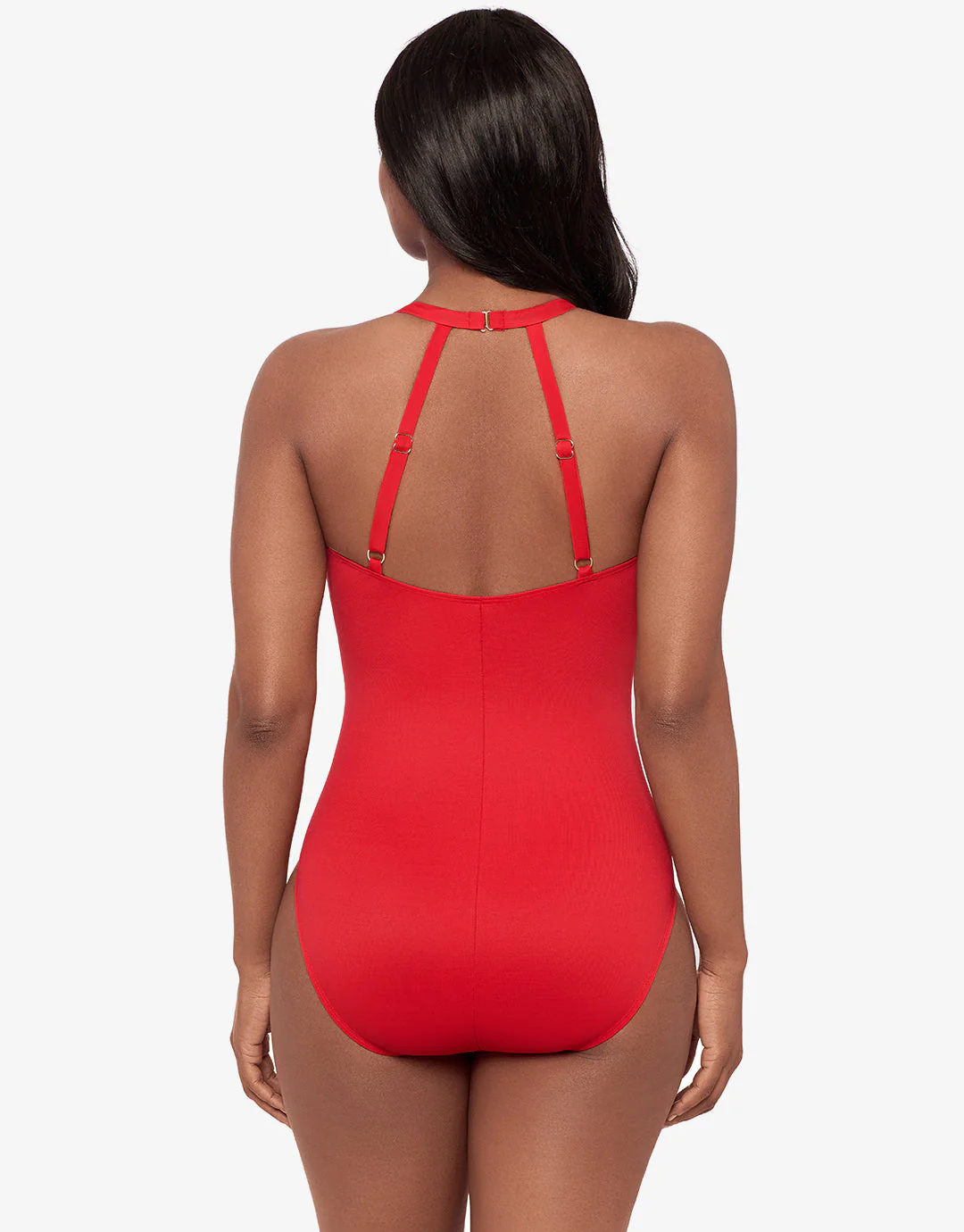 Rock Solid Wrapsody Swimsuit - Poppy Red - Image 4