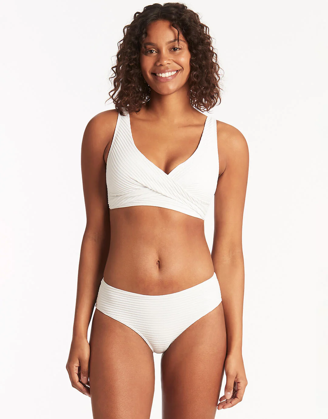 Spinnaker Mid Bikini Pant - White - Image 2
