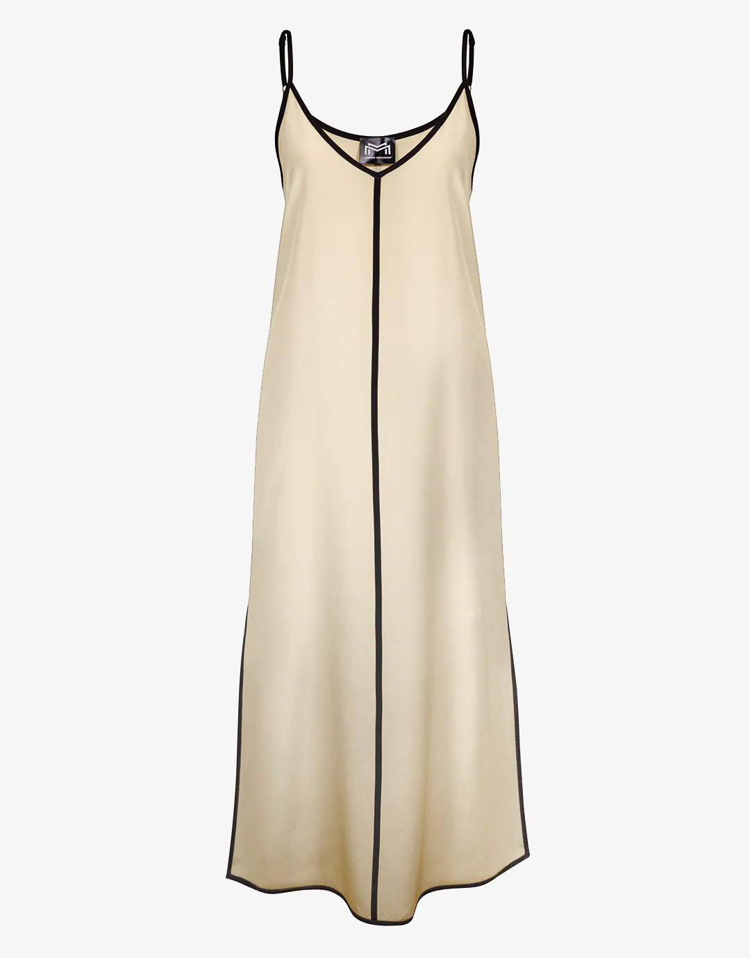 Stratum Silk Maxi Dress - Sand Black - Image 3