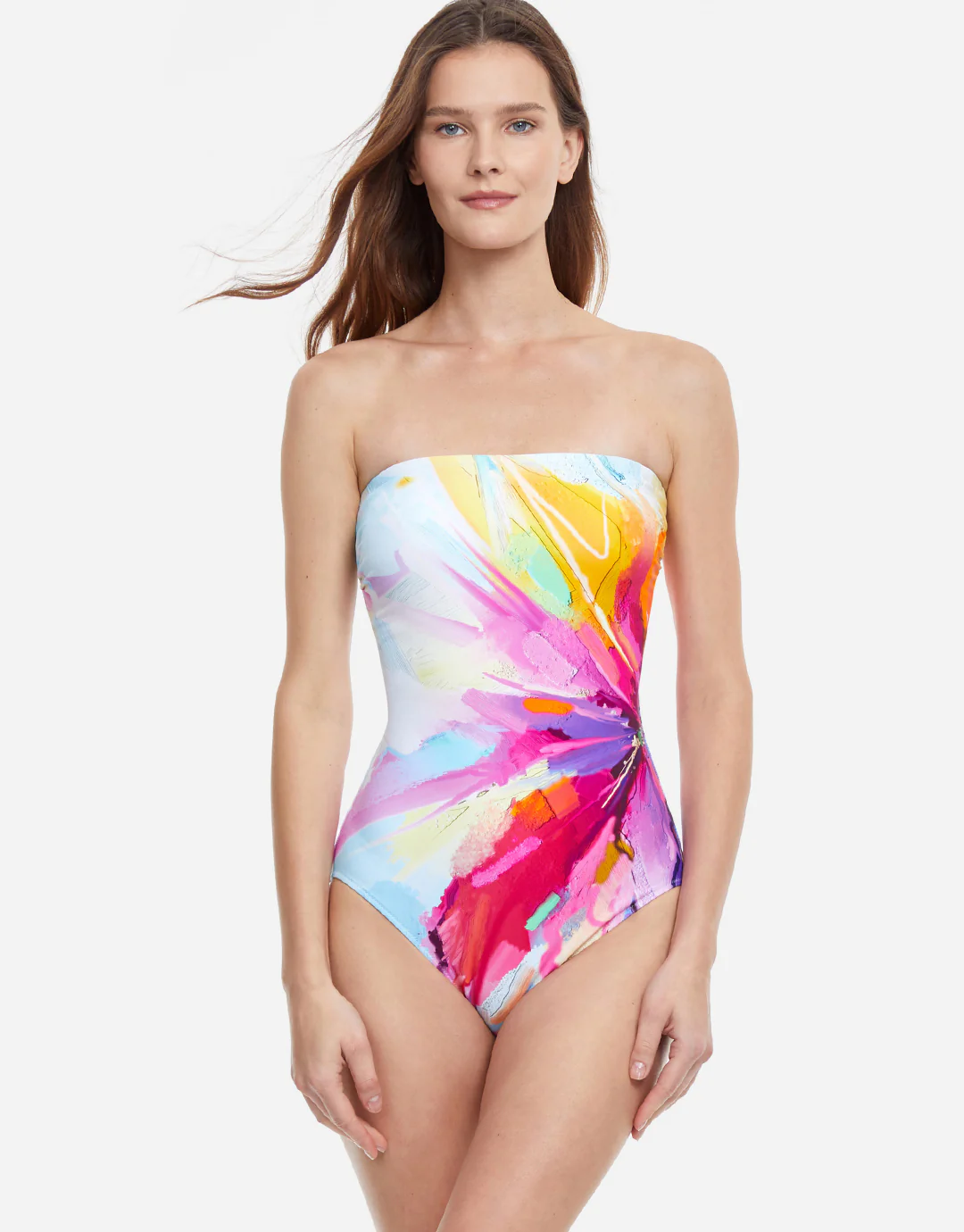 Summer in Capri Bandeau Swimsuit - Image 2