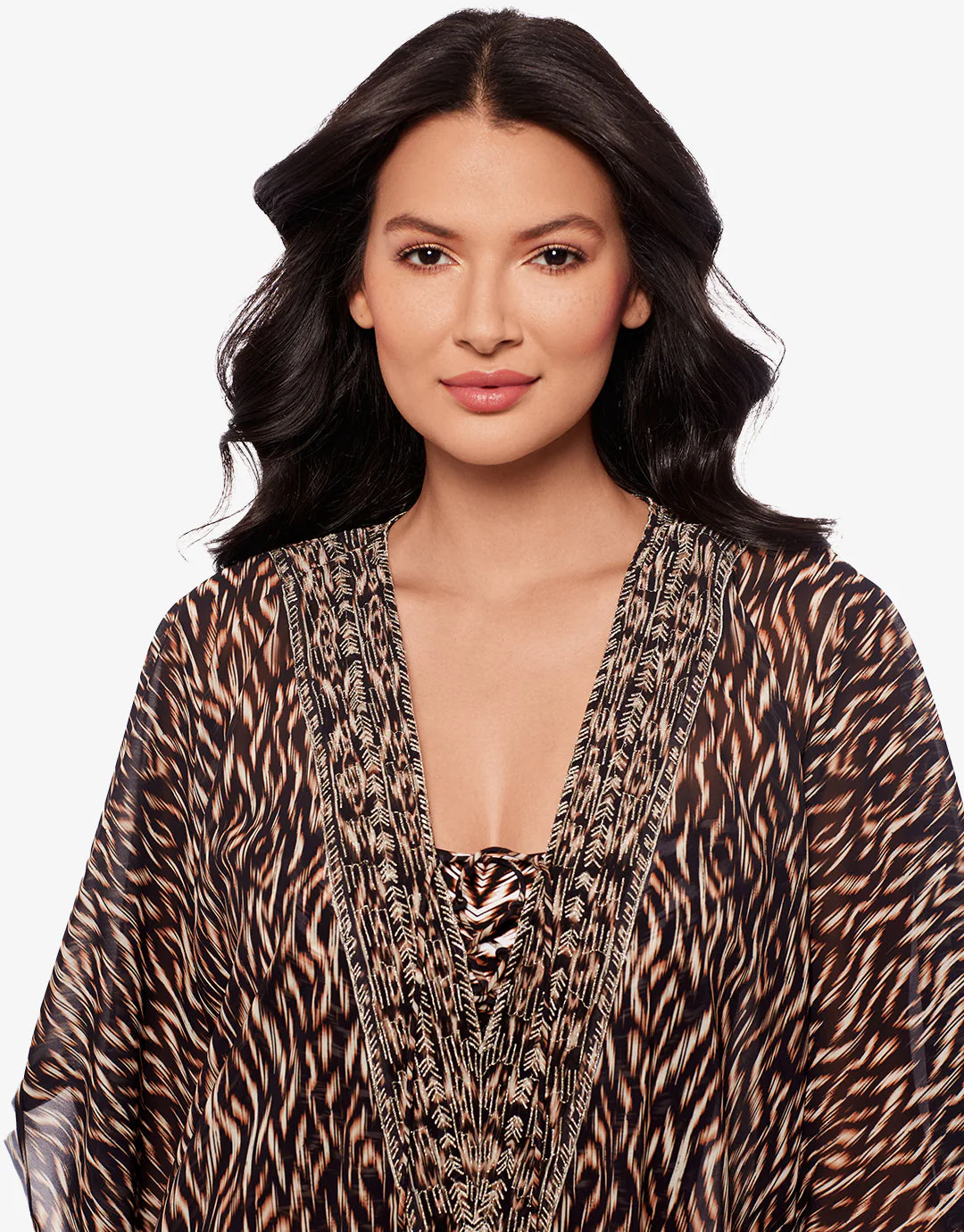Topkapi Caftan - Black Multi - Image 4