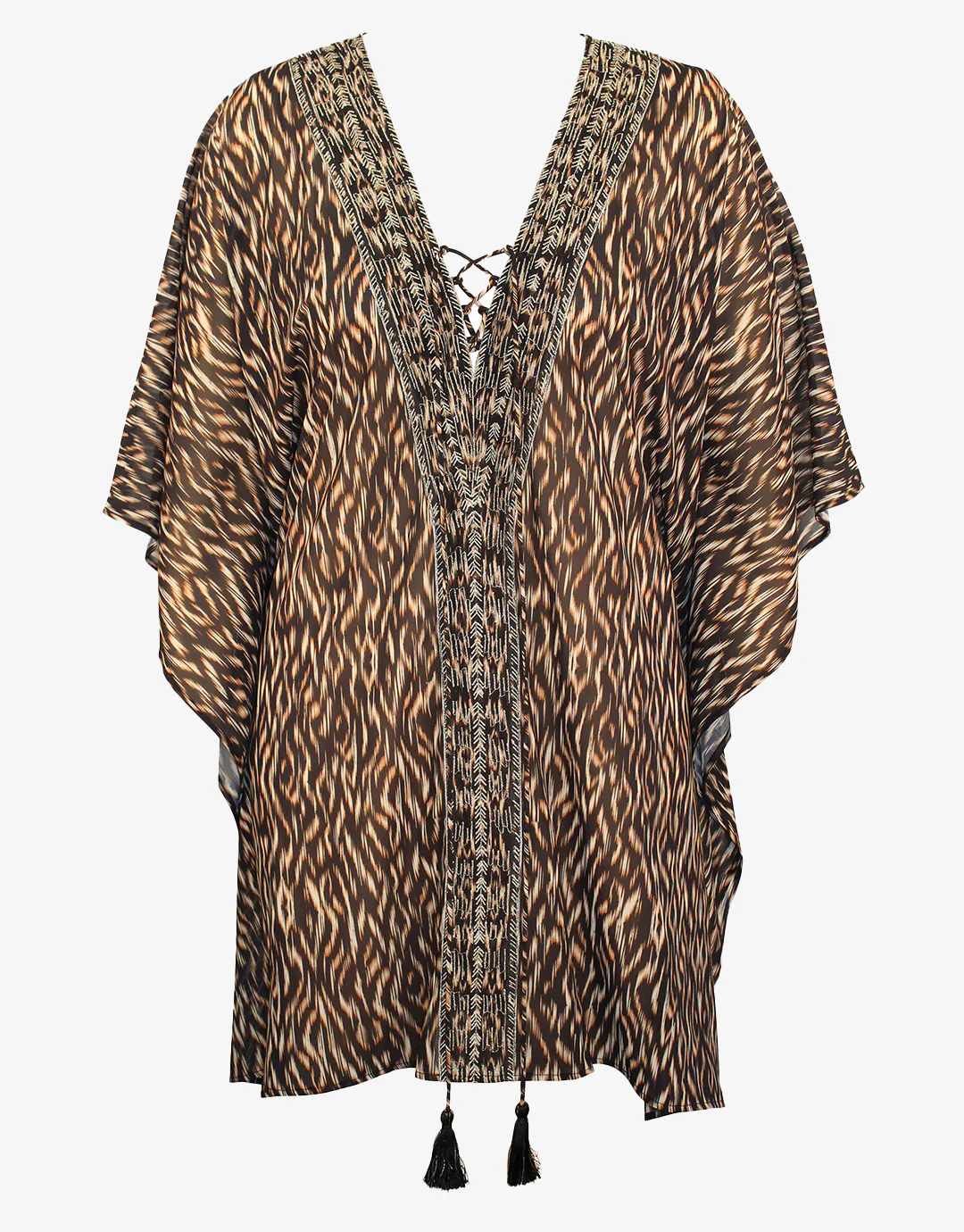 Topkapi Caftan - Black Multi - Image 6