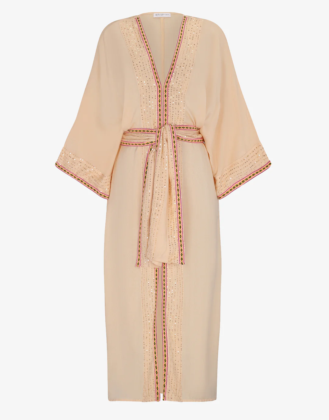 Vanessa Sequin Kimono - Melon - Image 5