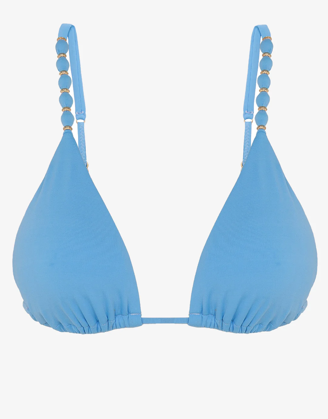 Zen Beads Parallel Tri Bikini Top - Blue - Image 5